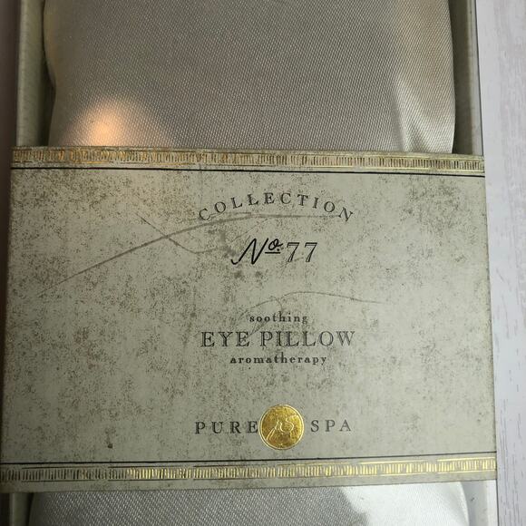 New Pure Spa Satin Blend Yoga Soothing Weighted Eye Pillow NO 77 - Picture 2 of 9